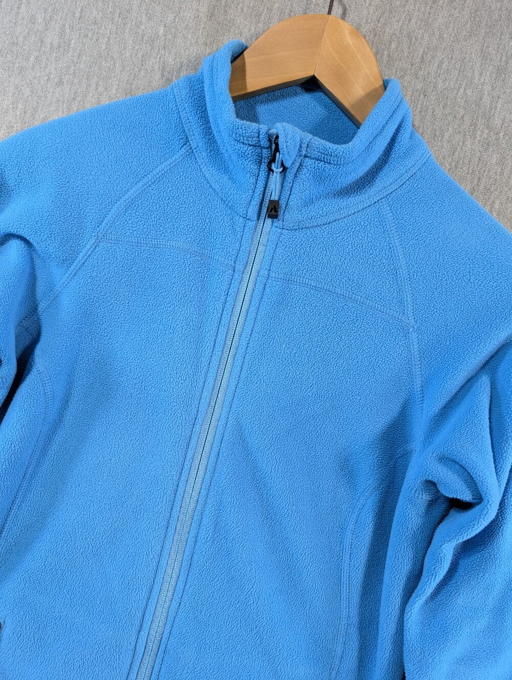 Eddie Bauer First Ascent Fleece Jacket Women's Small Full Zip Polartec Blue